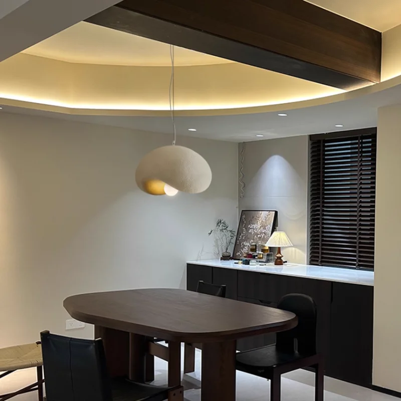 

Frosted resin Nordic French pea chandelier, with a diameter of 35cm/40cm/47cm, optional, without light bulb, suitable for bedroo