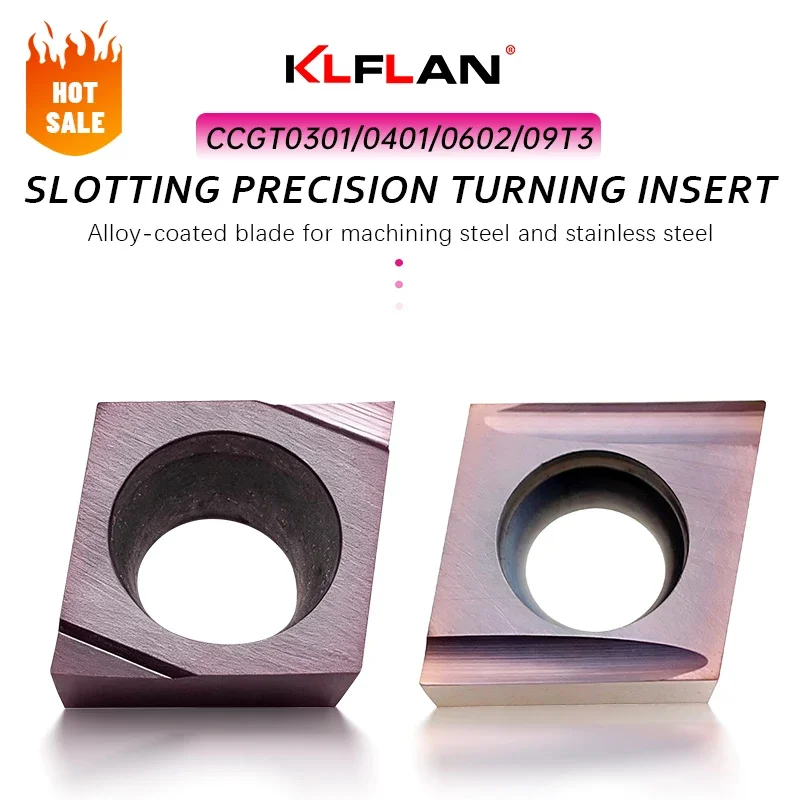 

Alloy-Coated Diamond Boring Precision Turning Ceramic Inserts CCGT030102 CCGT04102 CCGT060202 CCGT09T304 Suitable For Steel Sta