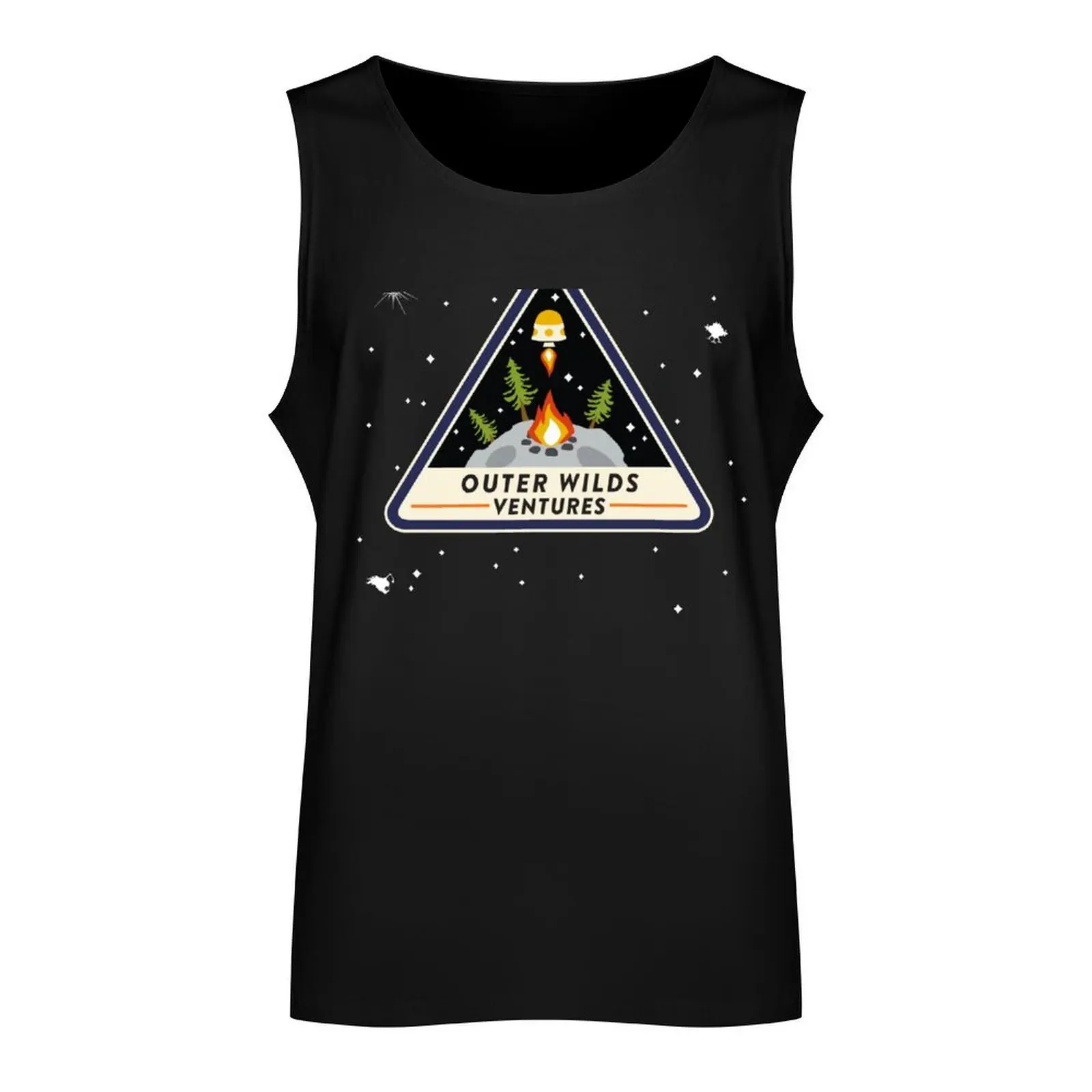 Outer Wilds Ventures Patch Tank Top Men's clothing brands Man gym clothes muscular man singlets for men