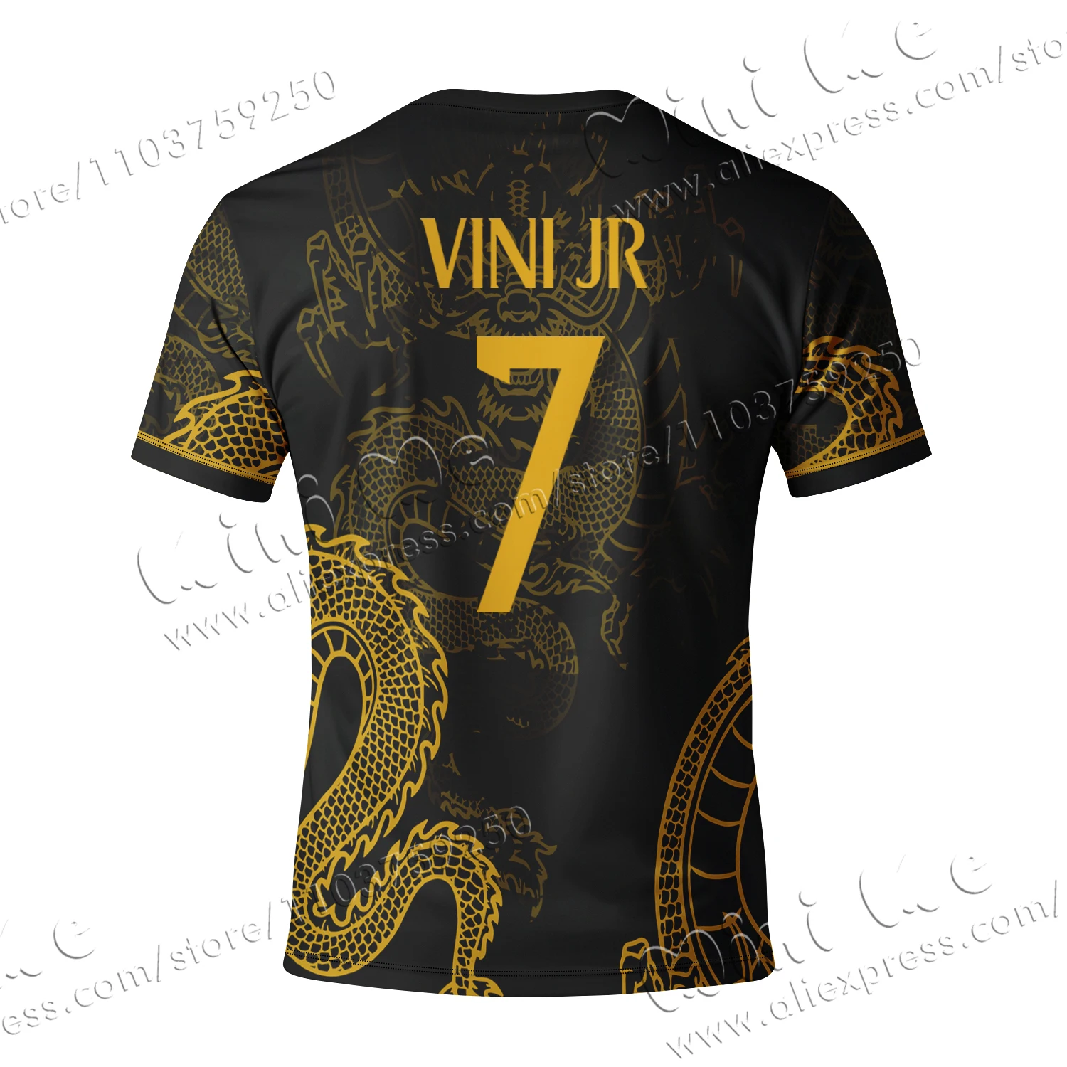 3D Printed 24/25 New Mbappé Fans Football Jersey T-shirt Mens Football Sports T-shirt Boys Dragon Pattern Football Training