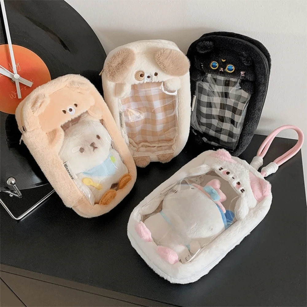 الكرتون شفافة كابل بيانات حقيبة التخزين المحمولة الغبار حقيبة قلادة خارج حقيبة #5