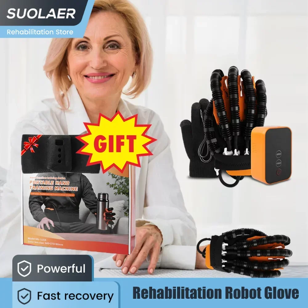 

USB Protable Rehabilitation Robot Glove Finger Training Gloves Cerebral Infarction Stroke Hemiplegia Hand Function Recovery Tool