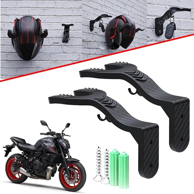 

For YAMAHA MT03 MT07 MT09 MT10 MT 07 09 10 MT-07 MT-09 MT-03 SP Motorcycle Helmet Hook Racks Multipurpose Hook Wall Mount Hooks