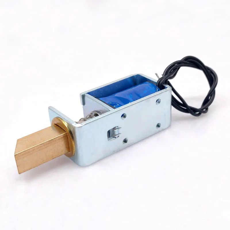 1Pcs TAU-S0837DL DC 6V/12V/24V Electric Locks electromagnet stroke 10mm Magnetic Lock for the Cabinet door lock