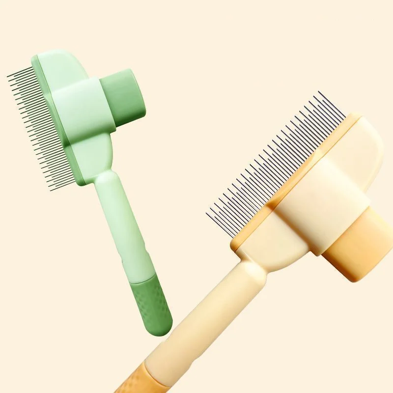 Convenient and Portable Cat and Dog Specific Brush for Cleaning and Massaging Pet Hair Opening and Knotting Comb