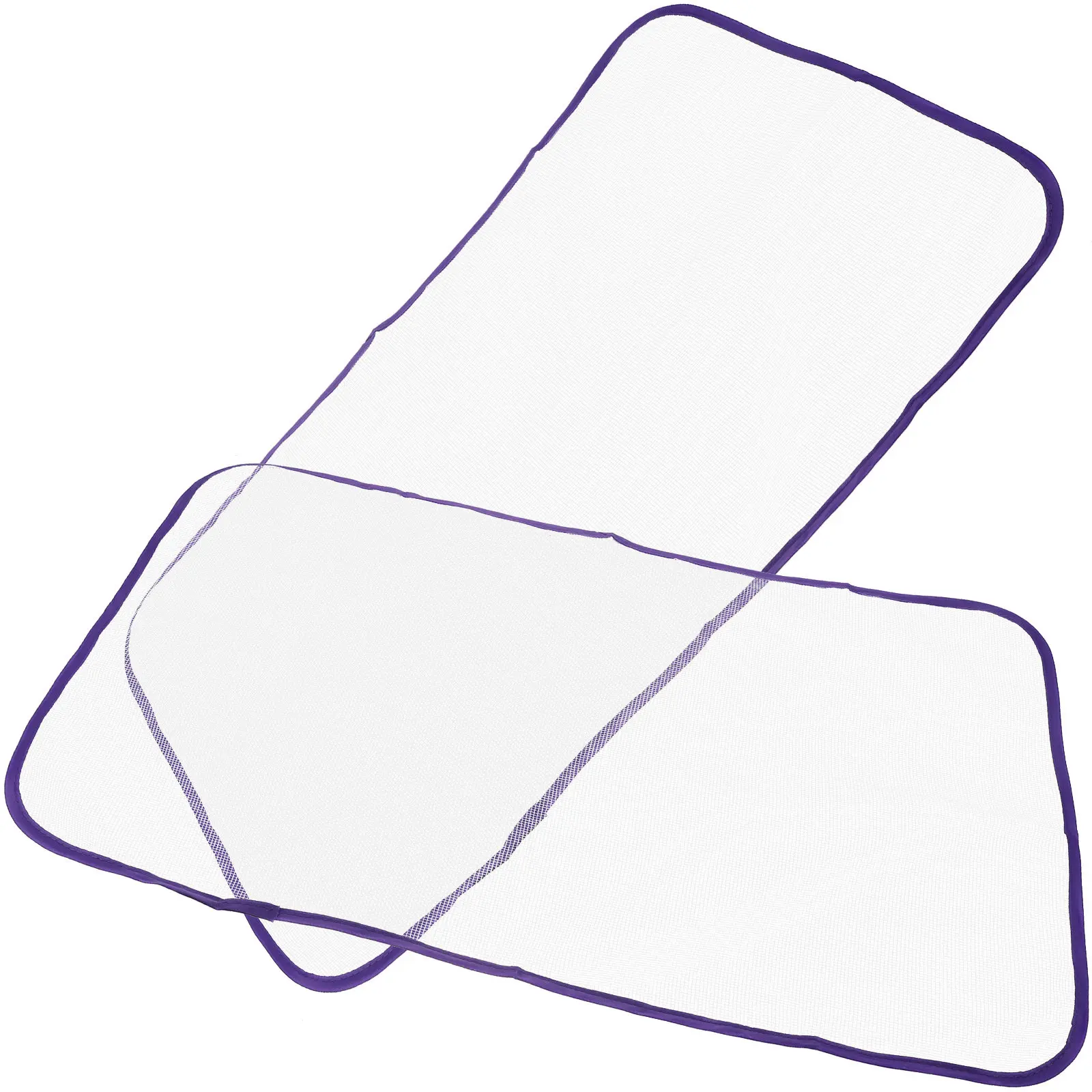 

2Pcs Ironing Mesh Cloth Pressing Pad Heat-Resistant Breathable Washable Protective Ironing Board Cover for Home Outdoor Use