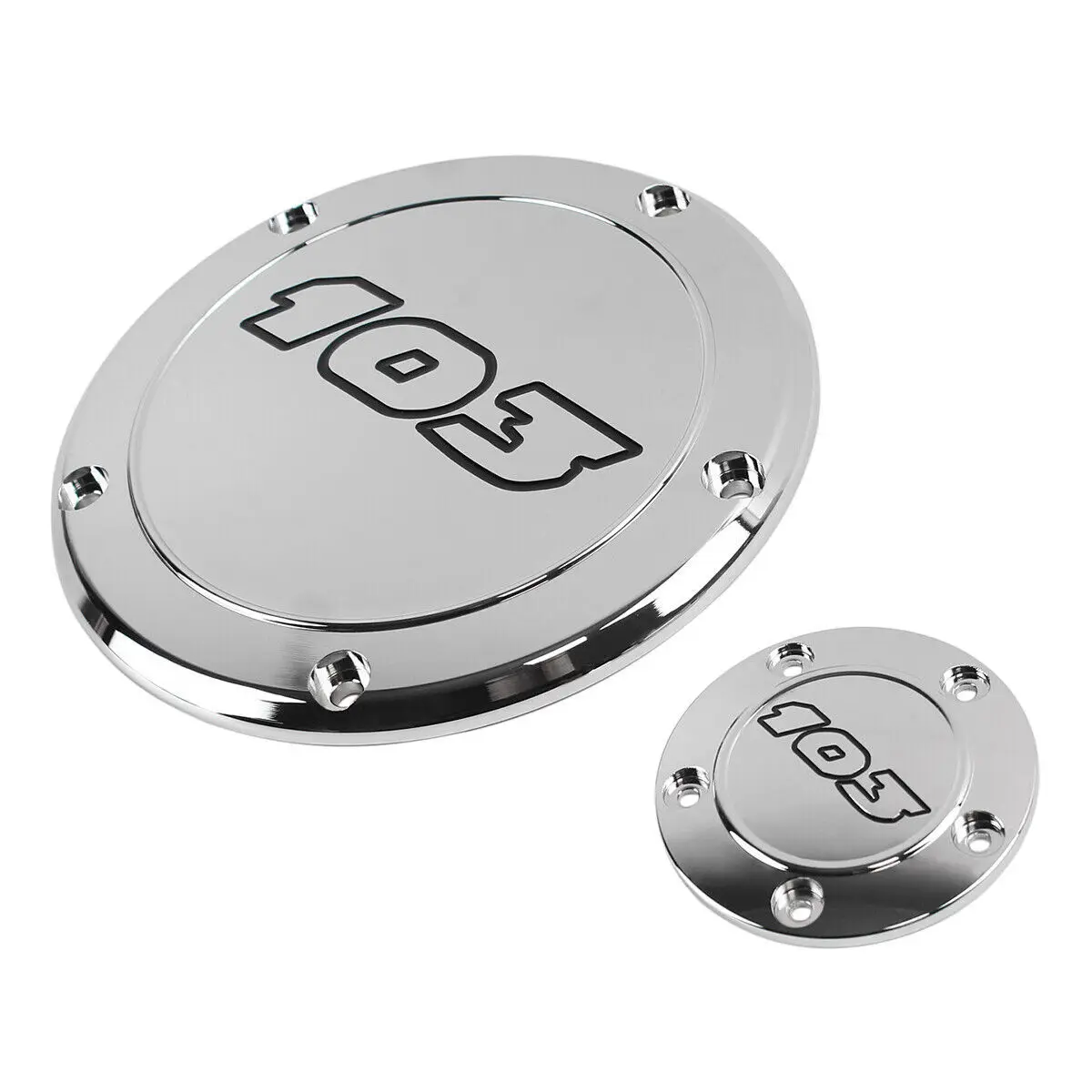 

Motorcycle 103 Side Derby Cover For Harley Touring Road King Softail Fat Boy Dyna Low Rider Clutch Timing Timer Cover 99-17