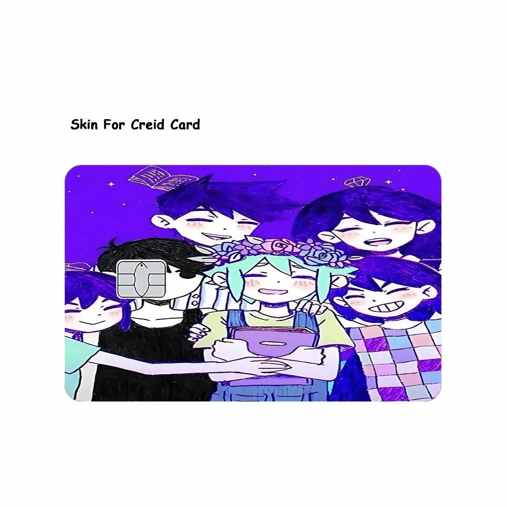 ملصقات بطاقات Game O-Omori كارتونية مزخرفة صغيرة مقاومة للماء 4 قطع ملصق بطاقات جديد مضاد للخدش #5