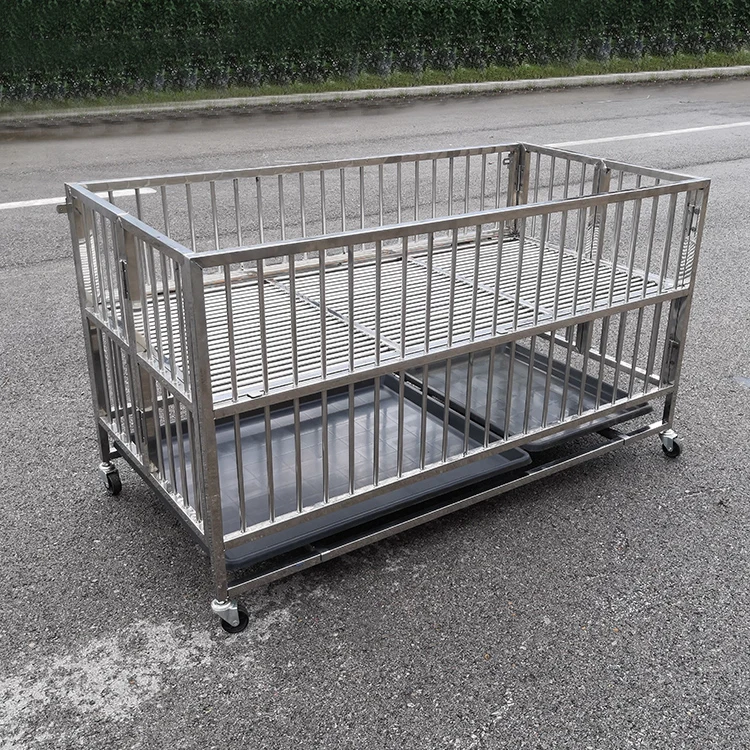 

High Quality and Comfortable Custom Single Layer Double Door Iron Dog Big Cage Dog Kennels Large Outdoor