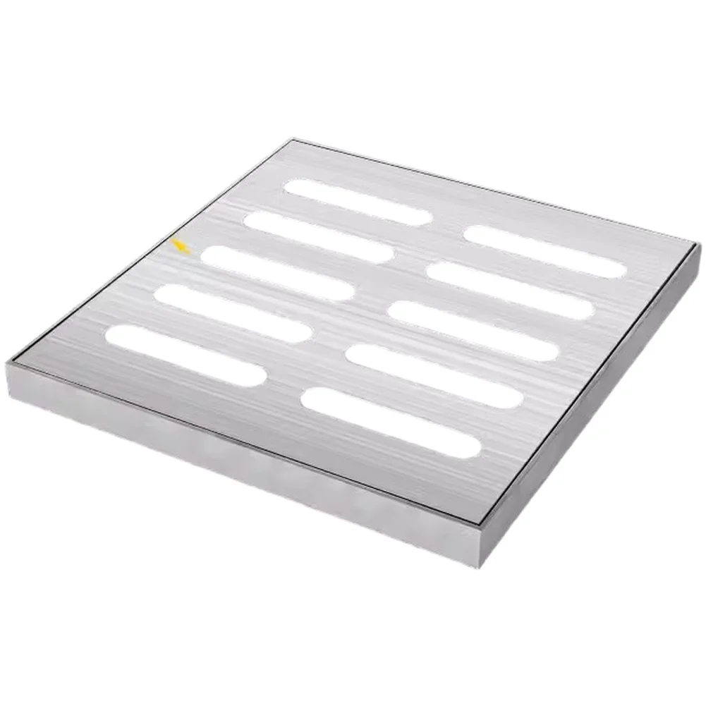 Outdoor Stainless Steel Drain Grate Frame Designed for Garden Floor Drains and Manhole Covers with Rust Resistant Properties