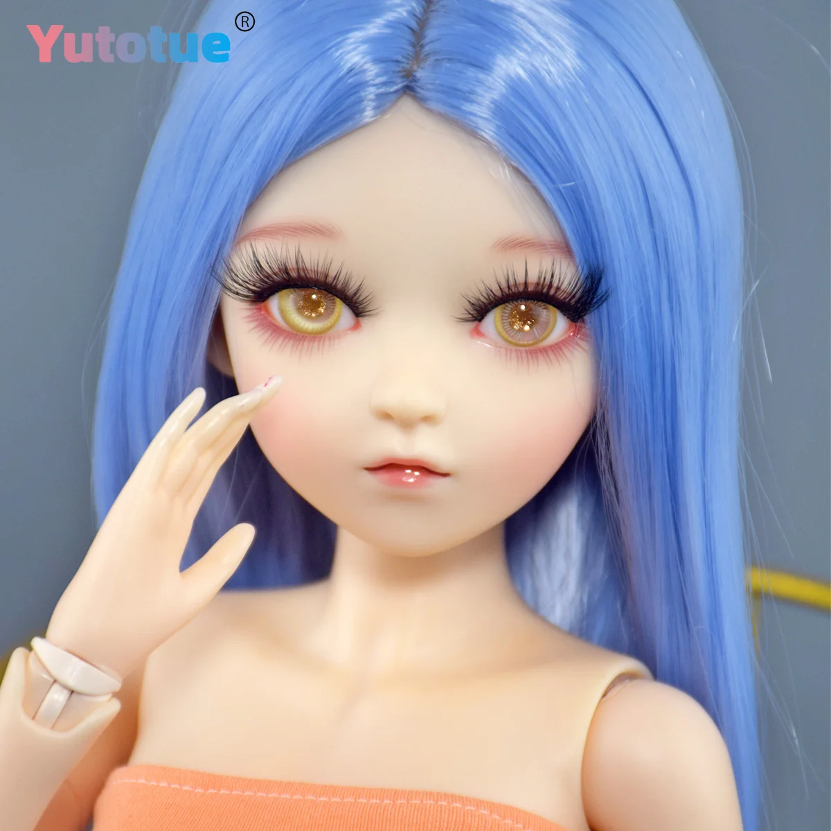 YUTOTUE 60cm Height Fashion Doll Golden Eyes Clothes Outfits Removable 1/3 BJD Doll Toy Lifelike