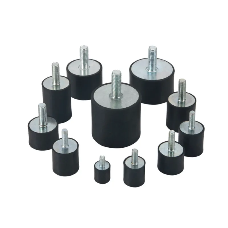 Amortecedor de Borracha para Barco e Carro Male Thread Crash Pad Bobbin Damper Mount Isolator Anti-vibration Mount Parts M4m5m6m8