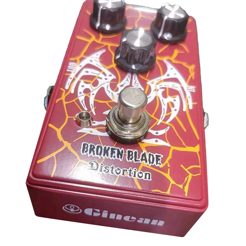 Guitar Effect Broken Blade Distortion Pedal,With Dist/Volume And Tone Pedal,Distortion Effect Pedal,Guitar Pedal