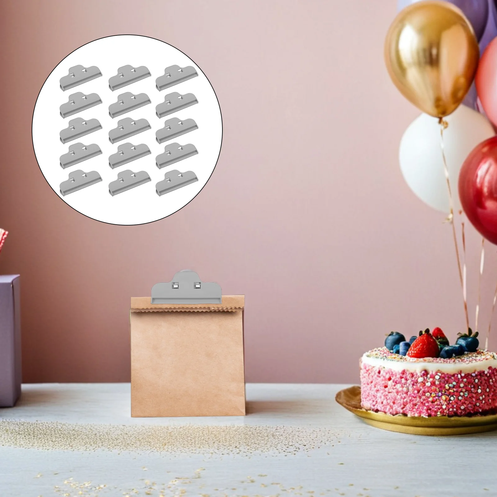 

20pcs Food Sealing Clips For Kitchen Airtight Moisture-Proof Bag Sealers Snack Bread Fresh Keeping Clamps Storage Preservation