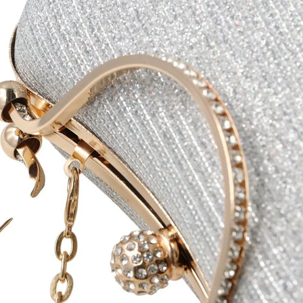 Retro Glitter Evening Banquet Bag Rhinestone Large Capacity Box Handbag Crossbody Bag Shoulder Bag Ladies Clutch Bag Women