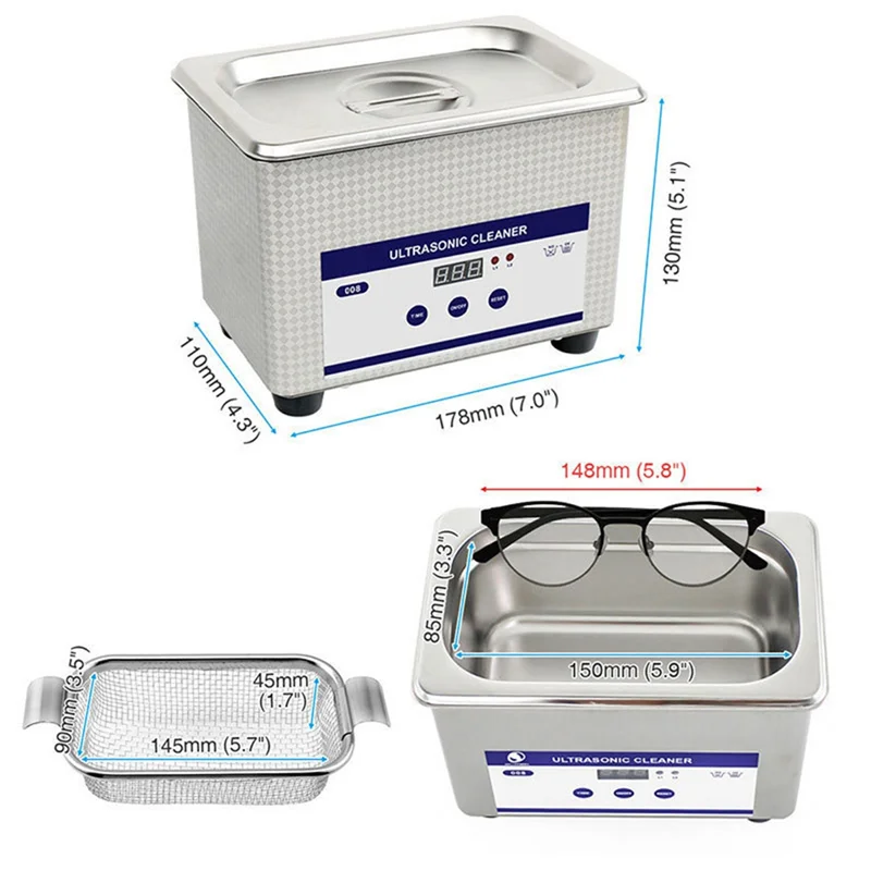 ABKW-High-Power Ultrasonic Cleaning Machine Laboratory Small Hardware Oil And Rust Removal Equipment