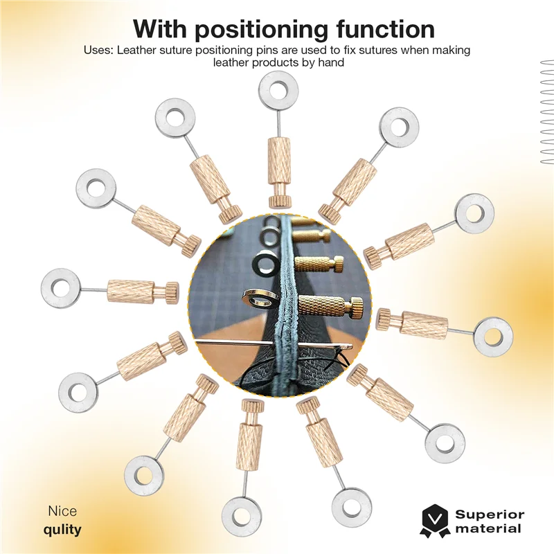 AF93-12Pcs عدد وأدوات السلع الجلدية اليدوية أدوات خياطة تحديد إبرة السلع الجلدية إبرة ثابتة خياطة 6-12 مللي متر
