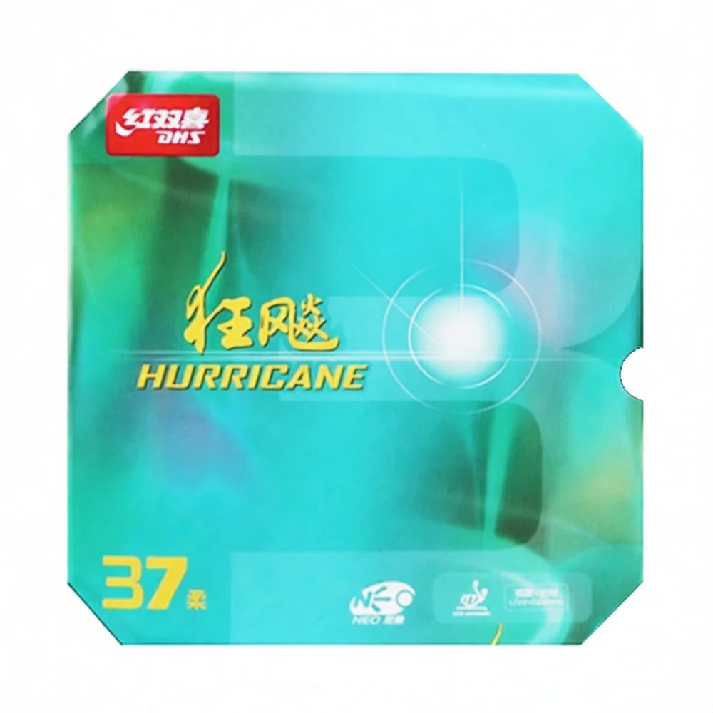 For DHS Neo Hurricane 3 Inverted Rubber Table Tennis Sheet Sticky Surface Professional Ping Pong Paddle Sponge Accessory