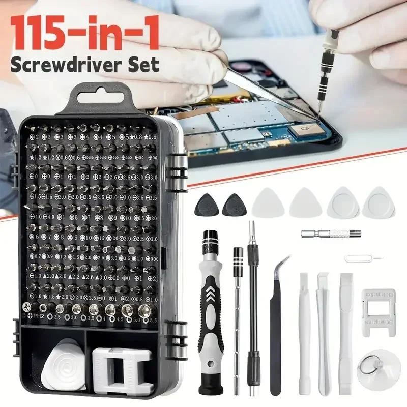 Precision electronic magnetic repair tool set, including repair boxes for computers, iphones and home computers