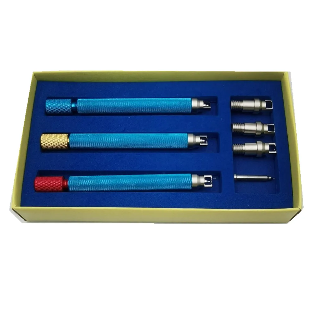 3 Pin + 3 Extractor Watch Hand Removal Tool Set 0.6mm 1.45mm 2.1mm, Steel Watchmaker Repair Kit for Removing Hands