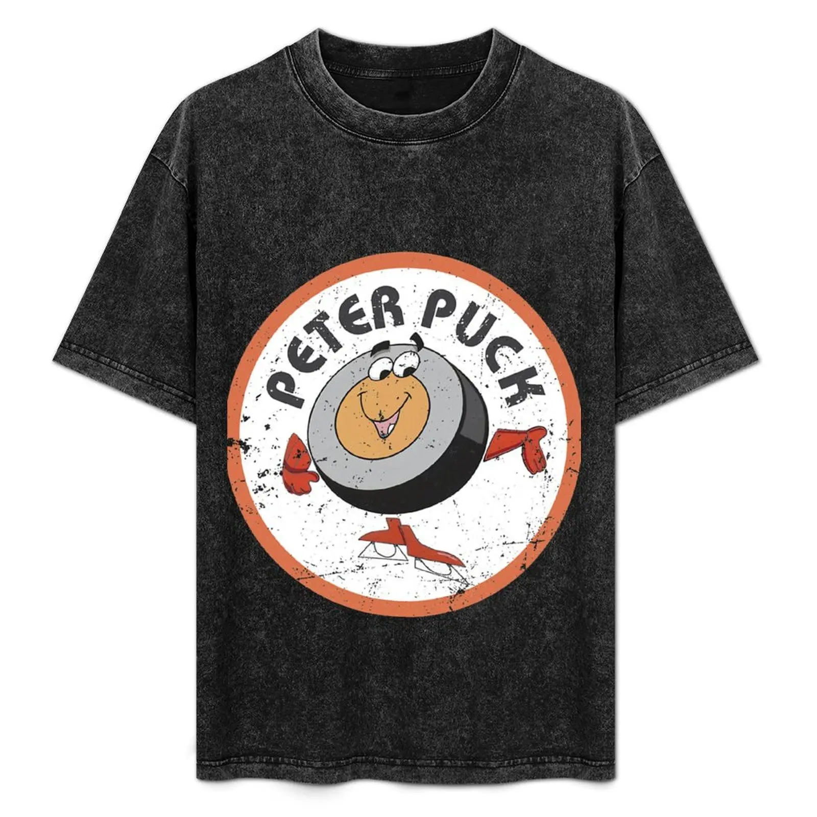 

Funny Peter Hockey Sport Puck Cartoon T-Shirt plus sizes customs design your own luxury clothes men