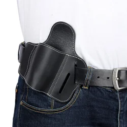 Tactical OWB Belt Holster for Kimber Colt 1911 Remington,Tactical Holster Right Hand Leather Holster Hunting Accessories