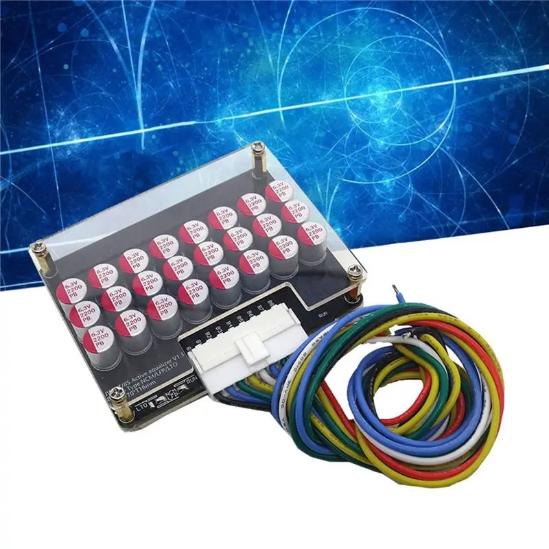 AS62 Whole Group Balancer 8S 5A Active Lithium Lipo Lifepo4 Battery Equalizer Energy Transfer Capacitor BMS Board with Shell