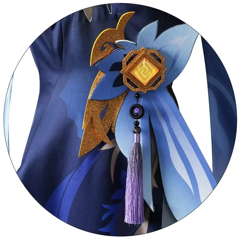 Ningguang Latern Rite Costume Cosplay New Skin Ning Guang nuovo vestito Include parrucca vestito per Cosplay Comic Con