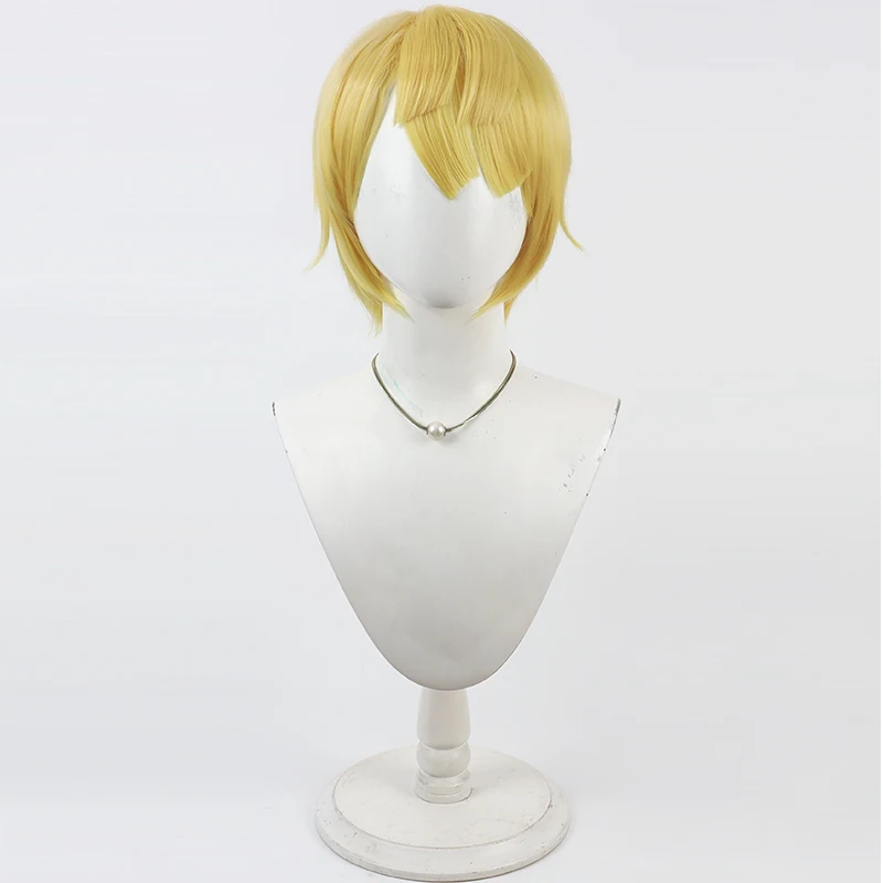 Anime Combat Aptitude Analysis System  Adam Yuryev Cos Cosplay Wig Halloween Carnival Party Props Synthetic Hair  + Wig Cap