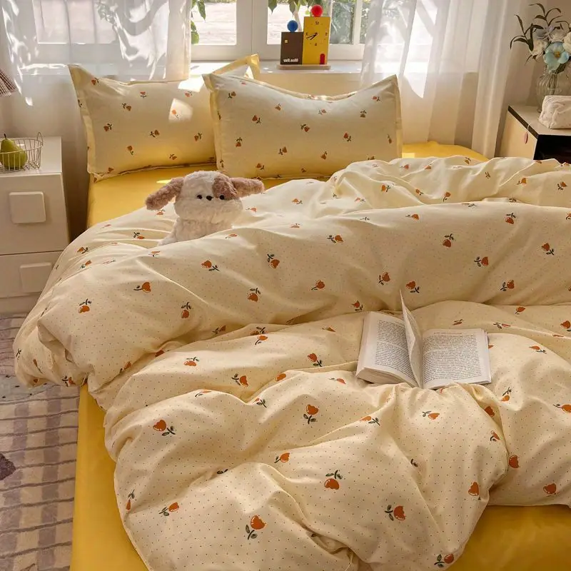 parure-de-lit-florale-tendance-avec-drap-plat-et-taie-d'oreiller-sans-garnissage-pour-filles-tailles-twin-full-queen-style-coreen-ensemble-de-literie-doux