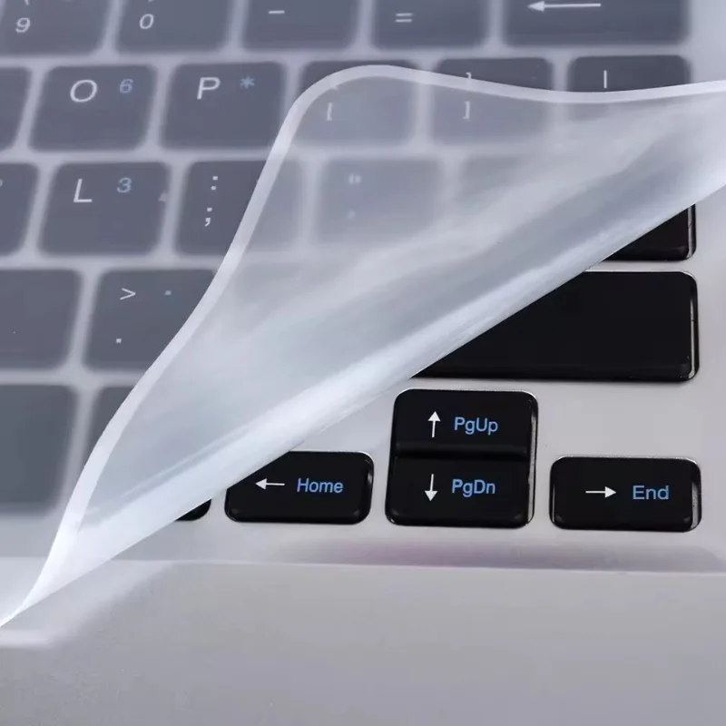 

1/2/3 PCS Silicone Keyboard Film Washable With Water Reusable Keyboard Film Anti Fouling Dust Proof Coverage Soft Texture