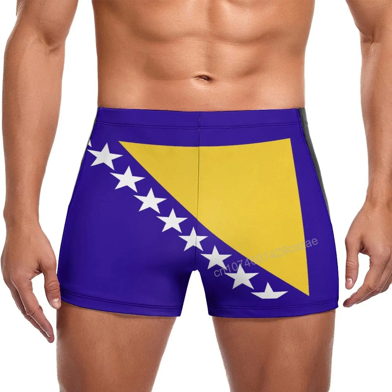 Costume da bagno bandiera della Bosnia ed erzegovina pantaloncini ad asciugatura rapida per uomo Swim Beach Short Summer Gift