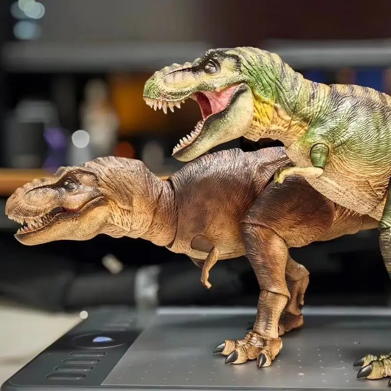 متوفر في المخزون: نموذج ديناصور تيرانوصور ريكس 3.0 من نانمو ستوديو، شخصيات حركية من عصر الجوراسي، هدية تذكارية ونموذج للجمع
