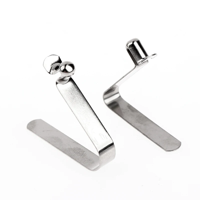 Kayak Paddle Spring Clip Tent Pole Single Button Awning Rowing V-shaped Spring Tube Inner Telescopic Positioning Spring Clip