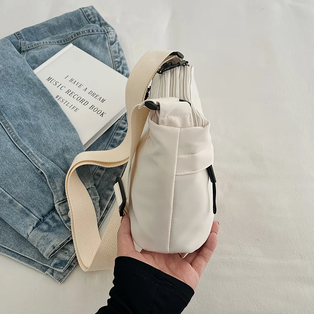 Borsa a tracolla singola con design di nicchia Borsa a tracolla di grande capacità per pendolari alla moda femminile Borsa a tracolla femminile con personalità casual Ba