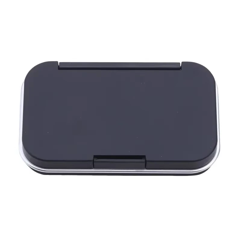 1 PCS Black Magnetic Needle Suction Box Frosted Needle Suction Box Storage Embroidery Needle and Thread Box Tool Accessories