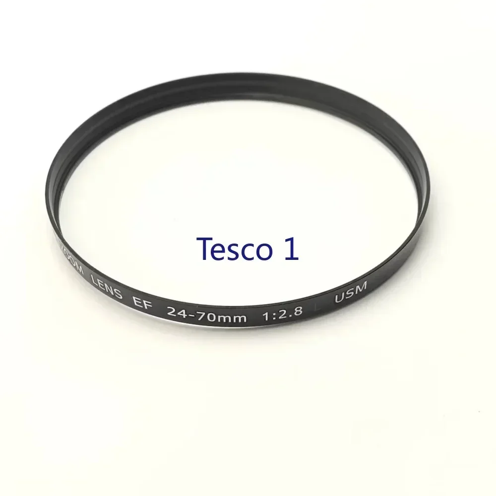 Brand new original For Canon EF 24-70 mm 1:2.8 24-70mm f/2.8 USM Lens Front Name Ring Nameplate Label Logo Barrel repair part