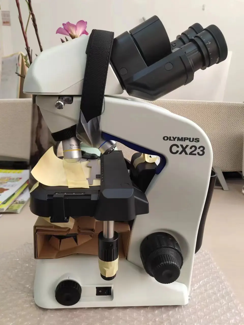 Olympus Binocular Binocular Cx23 Microscope With Camera 10X Eyepiece High Quality Optical System 4X 10X 40X 100X