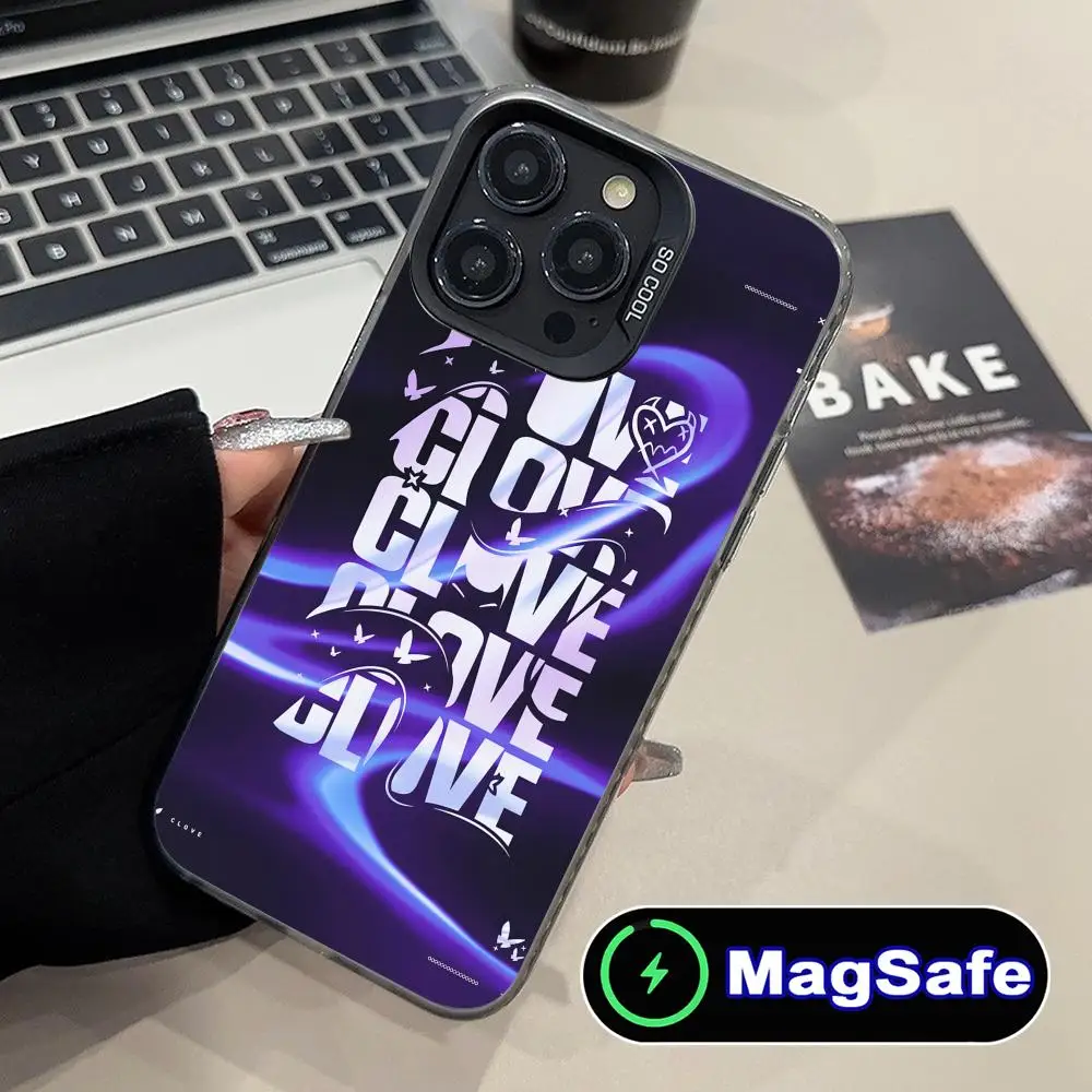 

Valorant Clove Mobile Phone Case for iPhone 16 15 14 13 12 11 Pro Max Plus MagSafe Translucent Colour Protective Luxury Cover