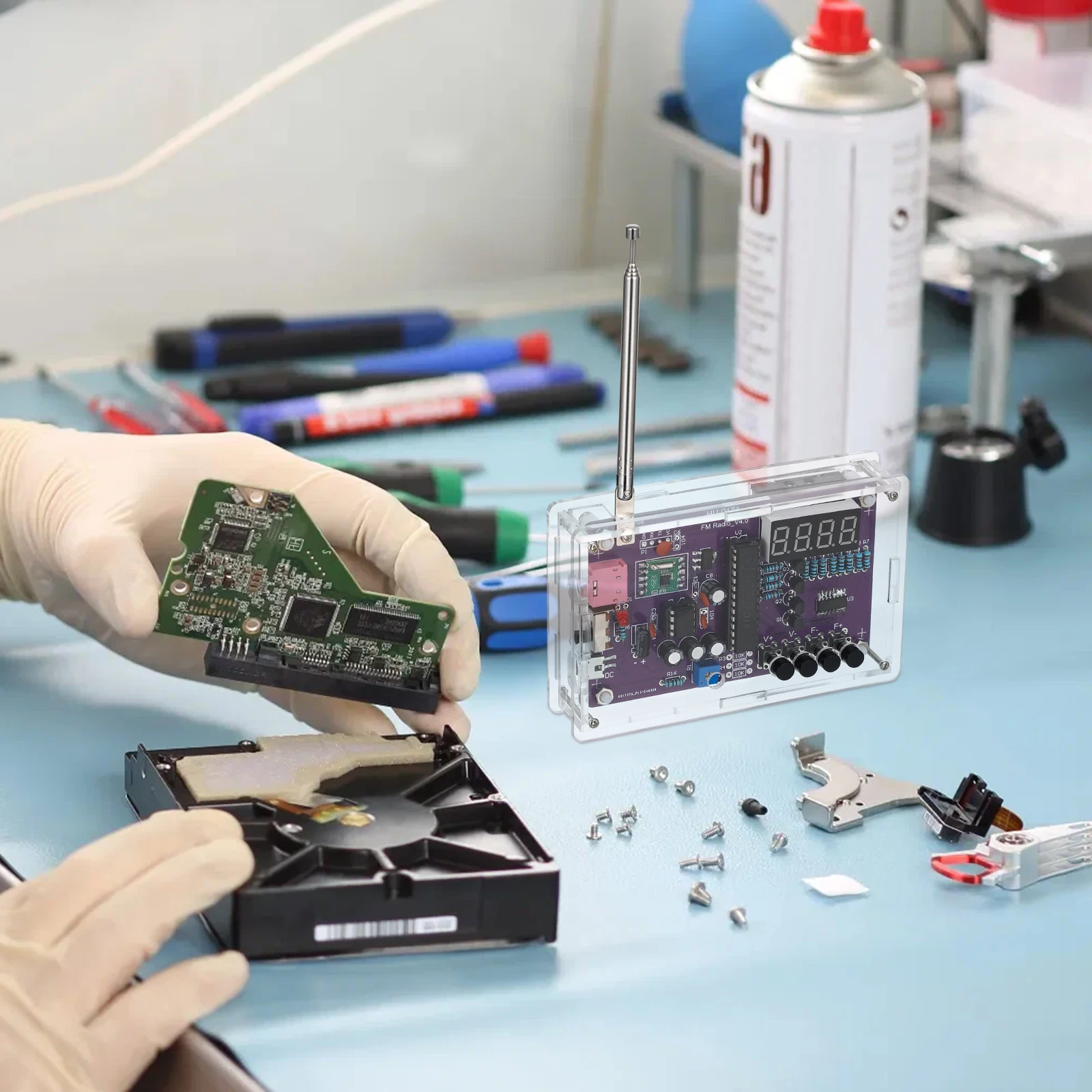 

1 Set Diy Radio Kit For Adults Build Fm Circuit Board Soldering Practice Electronics Project Stem Kit Portable Audio Device