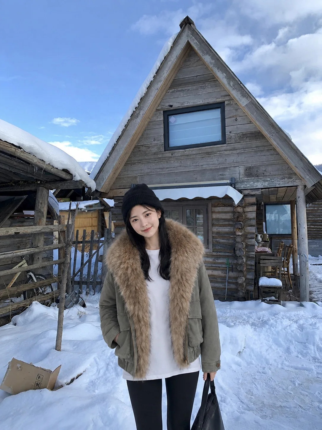 Winter Natural Detachable Large Fur Collar Down Jacket Women White Duck Down Fur Parker Outwears Female Warm Thick Down Jacket