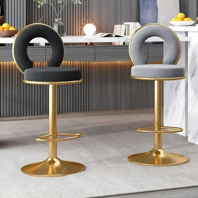 

Kitchen Home Bar Chair High Outdoor Designer Stools Furniture Lightweight Banks Chaise Design Barber Shop Cafe Breakfast Stool