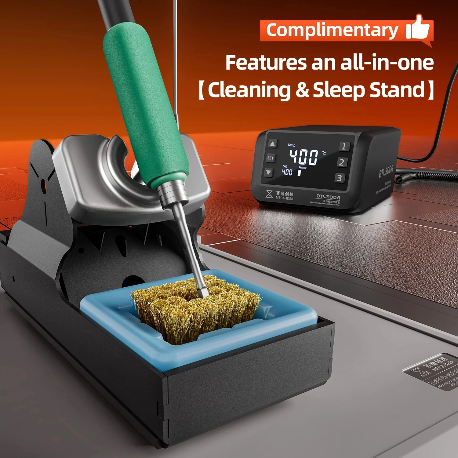 

Многофункциональная линейная паяльная станция MEGA-IDEA BTL300A с быстрым нагревом и контролем температуры для сварки и ремонта