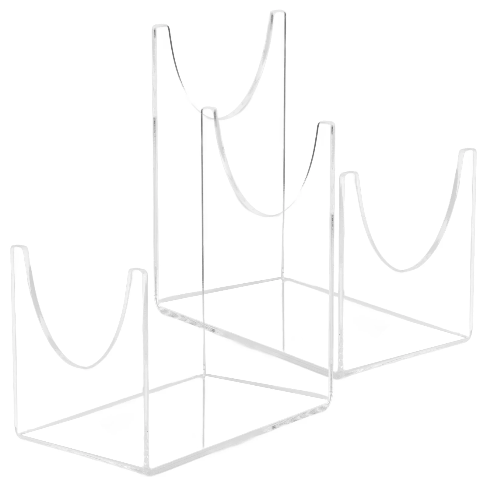 

2Pcs Sword Display Stand Acrylic Holder for Shofar Horn Crafts Desktop Tabletop Storage Rack Home Decor Accessory