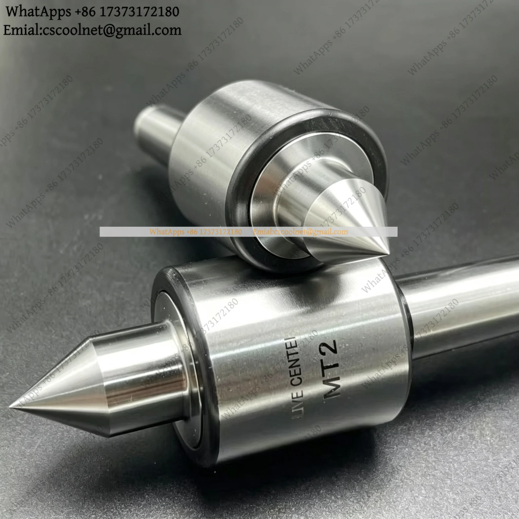 k06 MT1 MT2 MT3 High-precision Rotary Center Lathe Taper Handle Movable Thimble MT2 Alloy Double Tip Center