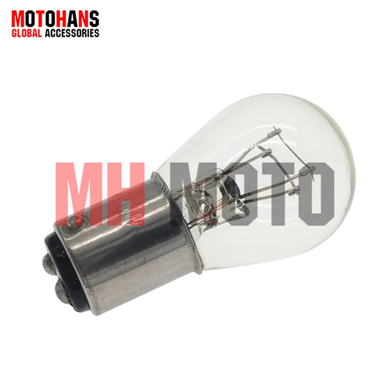 

10PCS SIGNAL LIGHT LAMP BULBS25 BAY15D 6V15W DOUBLE HEAD FOR MOPED SCOOTER DIRT BIKE