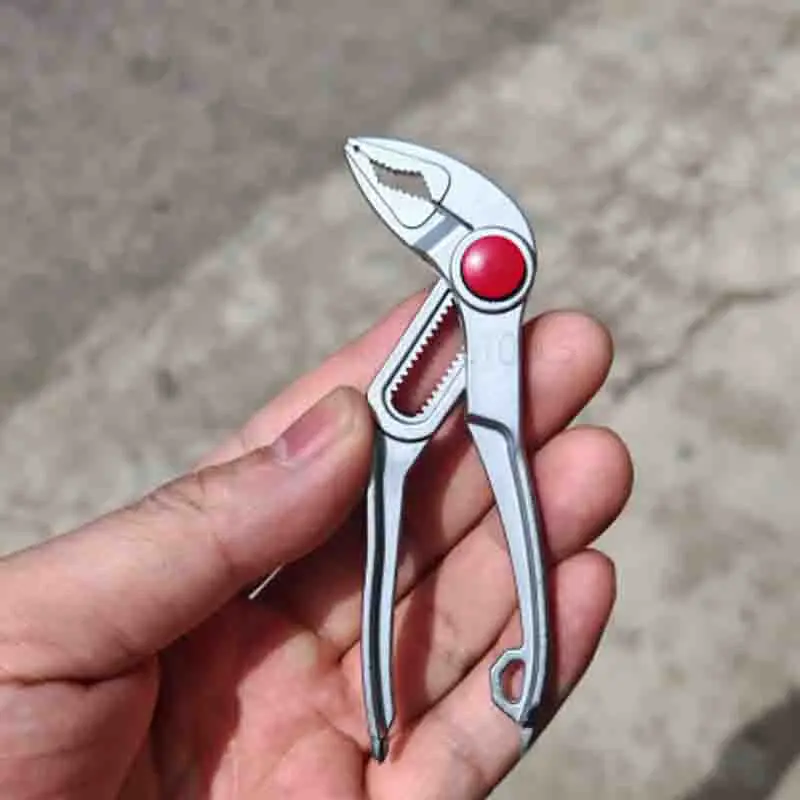 MINI Adjustable Water Pump Pliers Multifunctional Plumbing Pipe Wrench Multitool Industrial Grade High Hardness Pliers