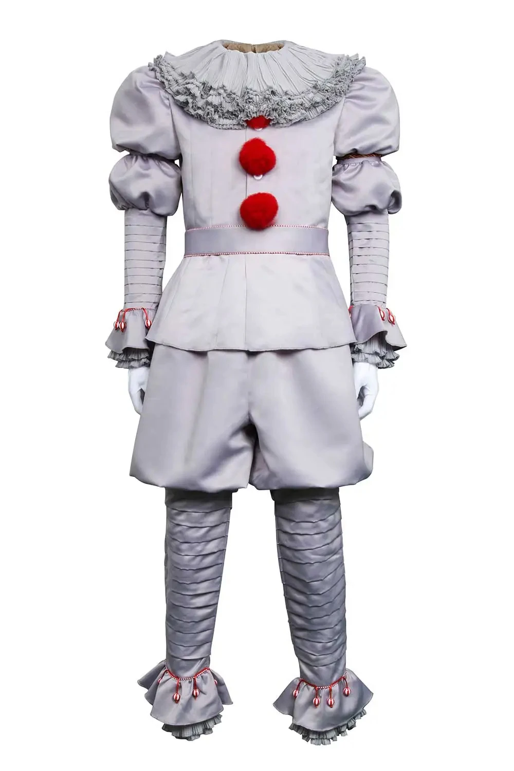 

Dancing Clown Penny Cosplay Costume Wise Robert Bob Gray Terror Horror Halloween Carnival Masquerade Roleplay Clothing Set Men