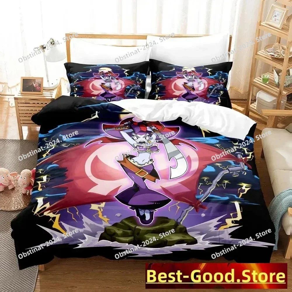 

Shantae Half-Genie Hero Bedding Set Single Twin Full Queen King Size Bed Set Adult Kid Bedroom Duvetcover Sets Anime Game