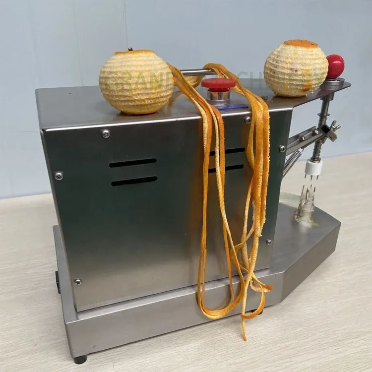 for Supply Desktop Commercial Small Lemon Peeling Machine Citrus Fruit Orange/Apple/Kiwifruit Fruit Skin Removing Machine